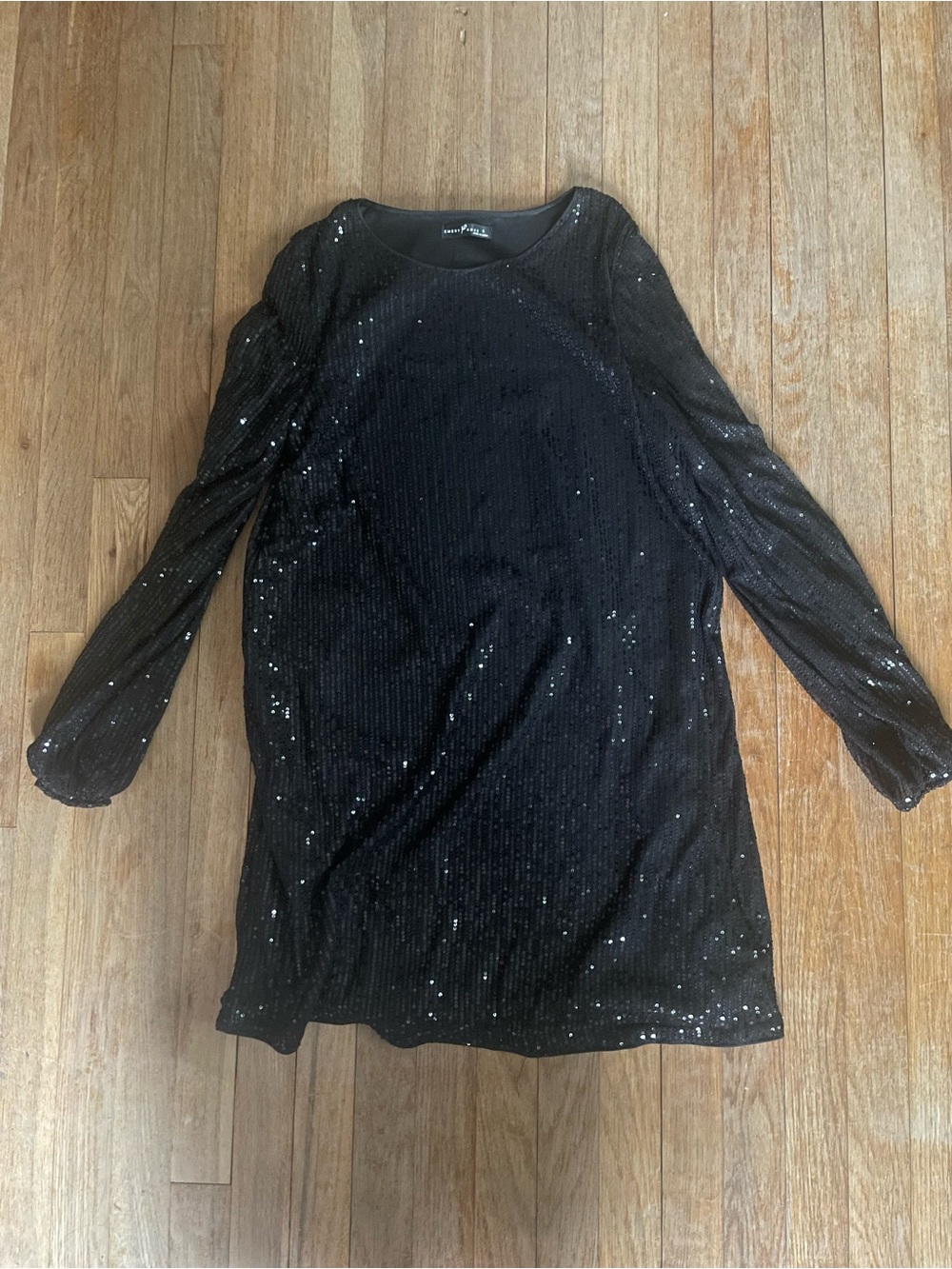 Emery Rose Black Sequin Dress